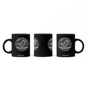 Colorado 150 America 250 Years Coffee Mug Colorado Sesquicentennial Anniversary 1876 2026