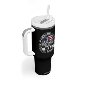 Colorado 150 America 250 Years Tumbler With Handle Colorado Sesquicentennial Anniversary 1876 2026