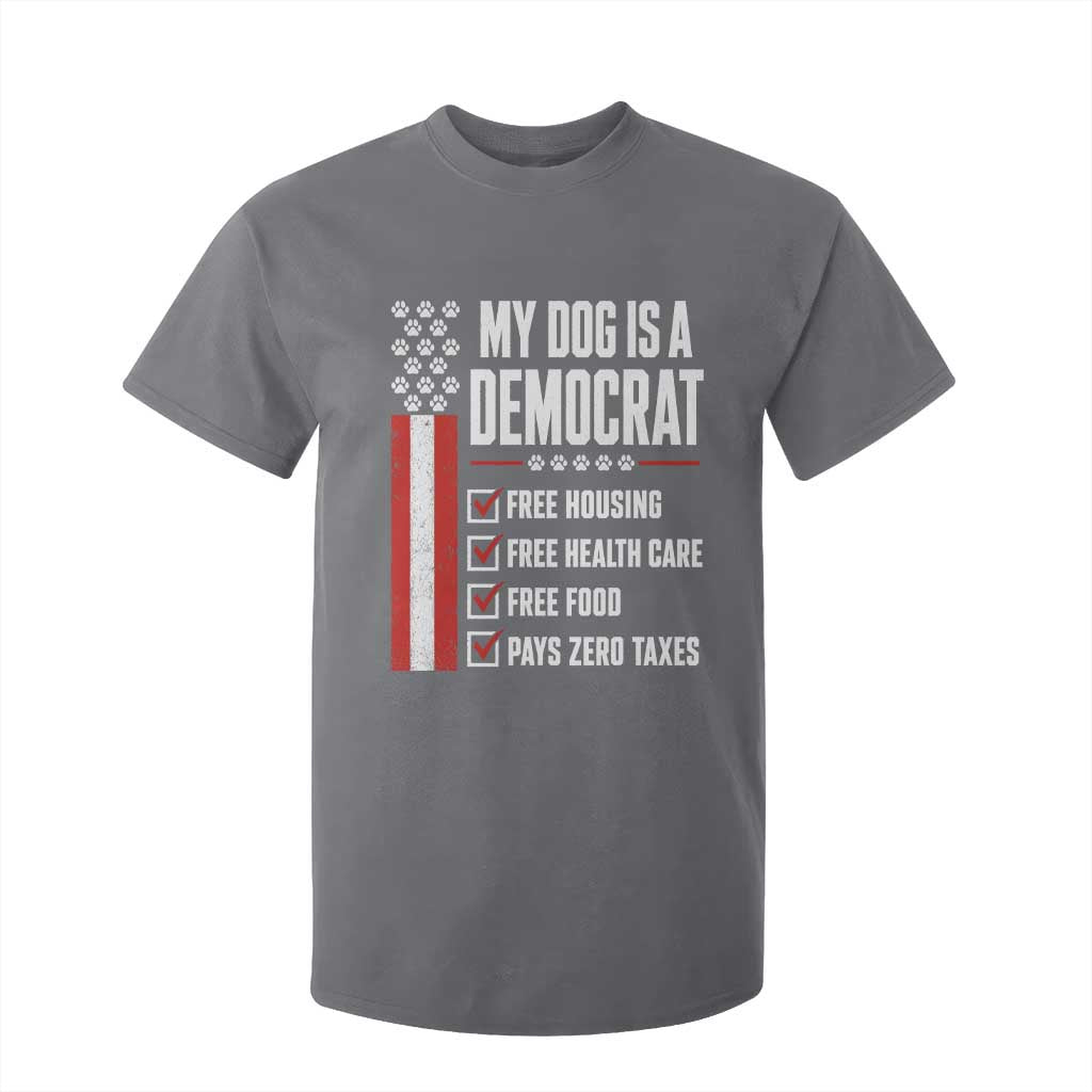 My Dog Is A Democrat T Shirt For Kid Funny Political Dog Owner
