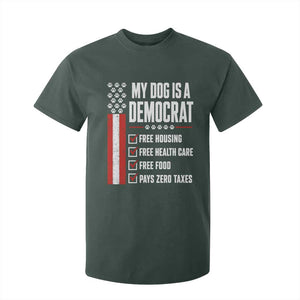 My Dog Is A Democrat T Shirt For Kid Funny Political Dog Owner