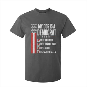 My Dog Is A Democrat T Shirt For Kid Funny Political Dog Owner