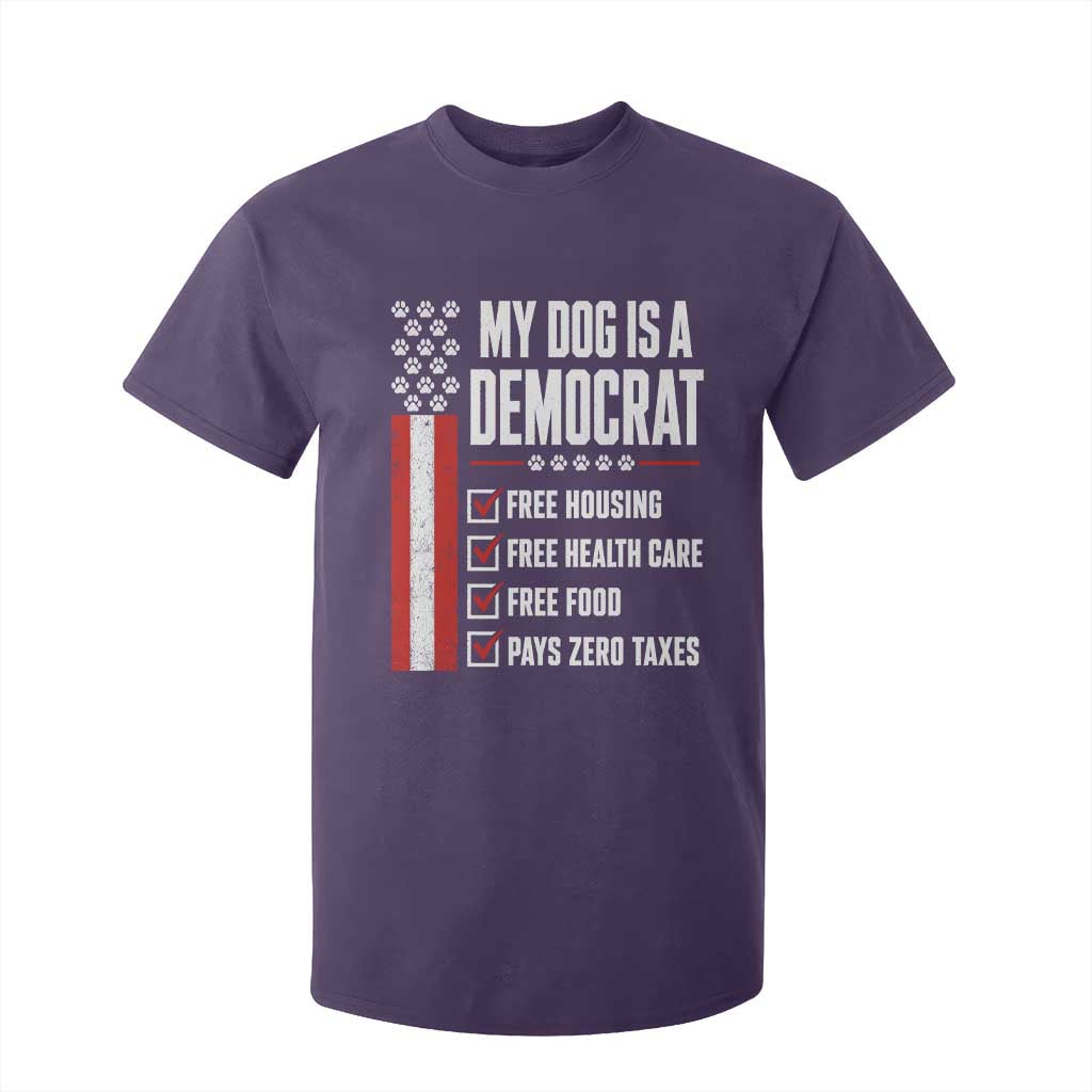 My Dog Is A Democrat T Shirt For Kid Funny Political Dog Owner
