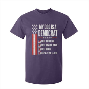My Dog Is A Democrat T Shirt For Kid Funny Political Dog Owner
