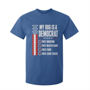 My Dog Is A Democrat T Shirt For Kid Funny Political Dog Owner