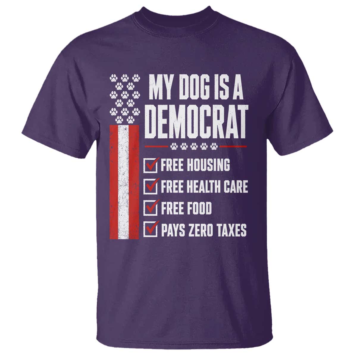 My Dog Is A Democrat T Shirt Funny Political Dog Owner