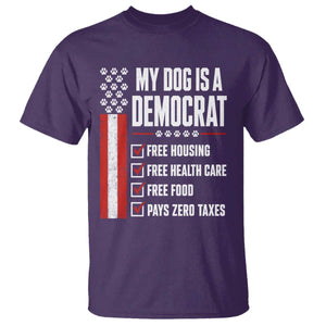 My Dog Is A Democrat T Shirt Funny Political Dog Owner