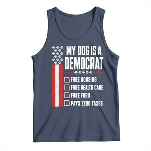 My Dog Is A Democrat Tank Top Funny Political Dog Owner