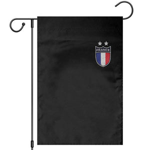 Vintage France Football Crest Two Stars French Flag Garden Flag