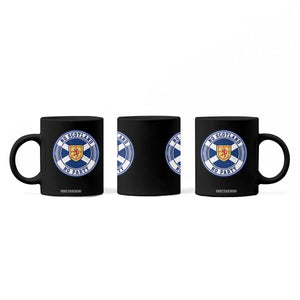 No Scotland No Party Coffee Mug Scottish Lion Rampant Crest Vintage Saltire Flag TS11 Print Your Wear