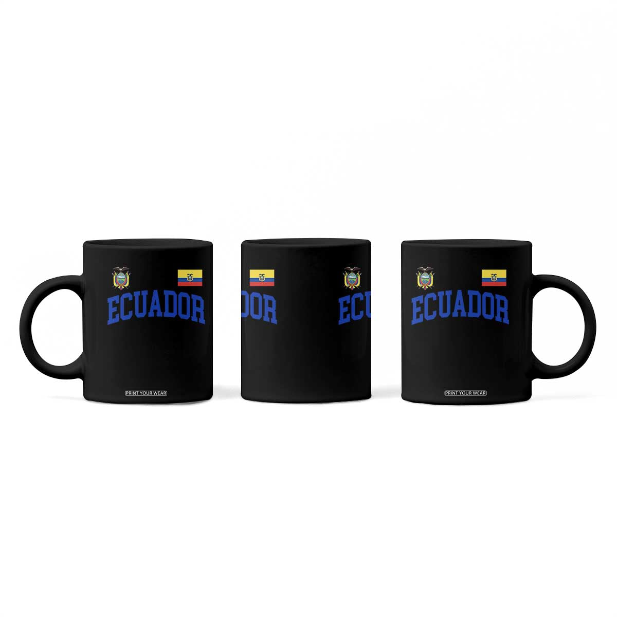 Ecuador Vintage Throwback Soccer Jersey Style Coffee Mug Ecuadorian Hispanic Heritage
