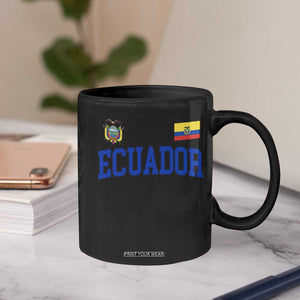 Ecuador Vintage Throwback Soccer Jersey Style Coffee Mug Ecuadorian Hispanic Heritage
