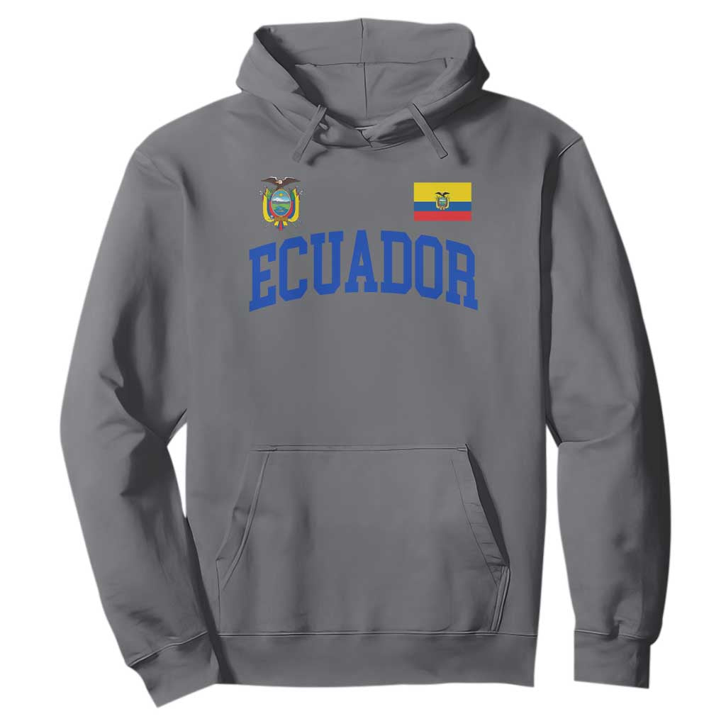 Ecuador Vintage Throwback Soccer Jersey Style Hoodie Ecuadorian Hispanic Heritage