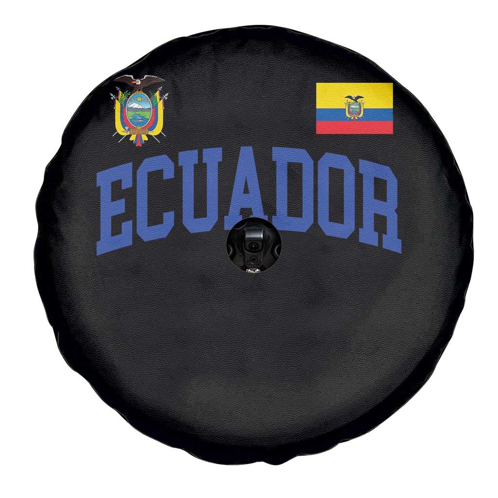 Ecuador Vintage Throwback Soccer Jersey Style Spare Tire Cover Ecuadorian Hispanic Heritage