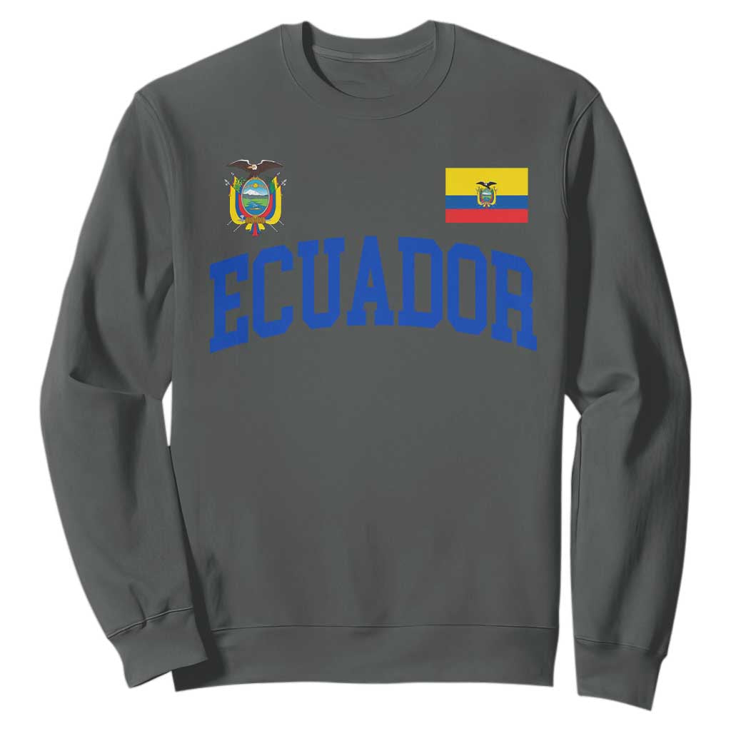 Ecuador Vintage Throwback Soccer Jersey Style Sweatshirt Ecuadorian Hispanic Heritage