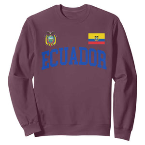 Ecuador Vintage Throwback Soccer Jersey Style Sweatshirt Ecuadorian Hispanic Heritage