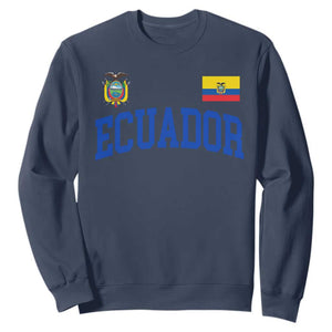 Ecuador Vintage Throwback Soccer Jersey Style Sweatshirt Ecuadorian Hispanic Heritage