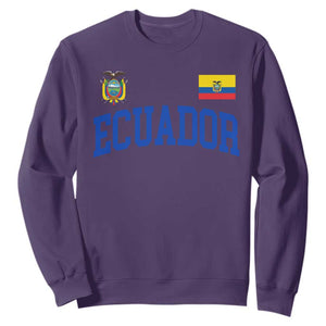 Ecuador Vintage Throwback Soccer Jersey Style Sweatshirt Ecuadorian Hispanic Heritage