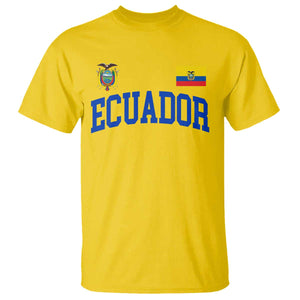 Ecuador Vintage Throwback Soccer Jersey Style T Shirt Ecuadorian Hispanic Heritage