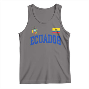 Ecuador Vintage Throwback Soccer Jersey Style Tank Top Ecuadorian Hispanic Heritage