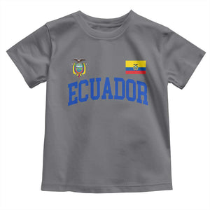 Ecuador Vintage Throwback Soccer Jersey Style Toddler T Shirt Ecuadorian Hispanic Heritage