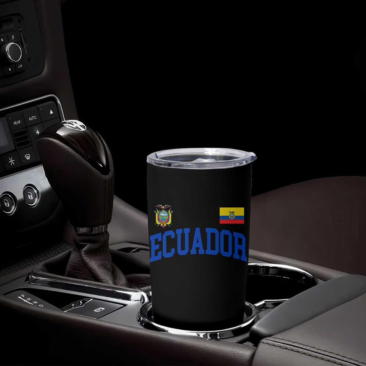 Ecuador Vintage Throwback Soccer Jersey Style Tumbler Cup Ecuadorian Hispanic Heritage