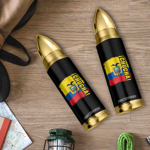 Chucha Funny Ecuadorian Slang Vintage Ecuador Flag Bullet Tumbler