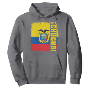 Chucha Funny Ecuadorian Slang Vintage Ecuador Flag Hoodie