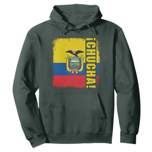Chucha Funny Ecuadorian Slang Vintage Ecuador Flag Hoodie