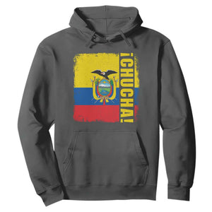 Chucha Funny Ecuadorian Slang Vintage Ecuador Flag Hoodie