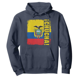 Chucha Funny Ecuadorian Slang Vintage Ecuador Flag Hoodie