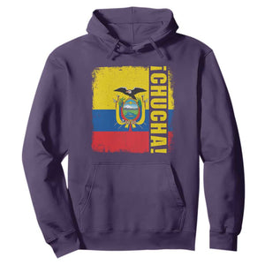 Chucha Funny Ecuadorian Slang Vintage Ecuador Flag Hoodie