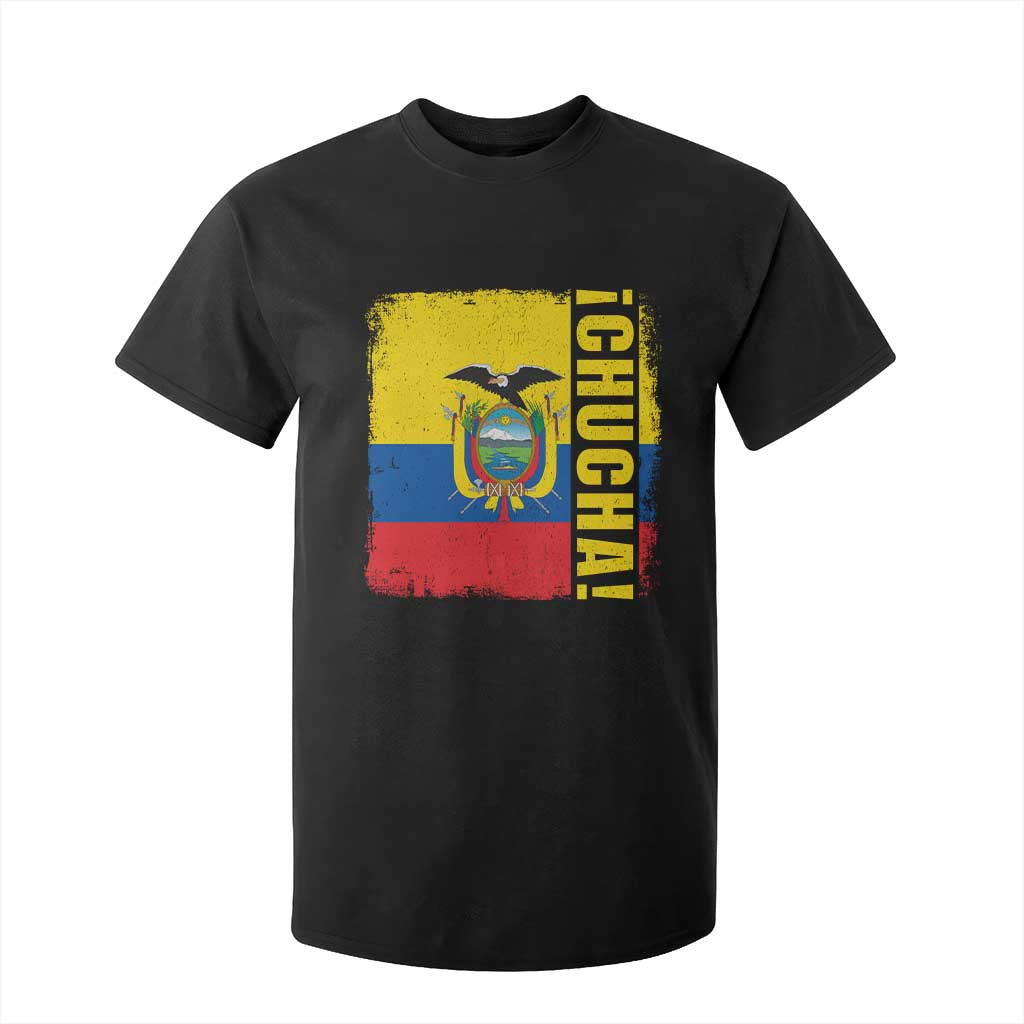 Chucha Funny Ecuadorian Slang Vintage Ecuador Flag T Shirt For Kid TS11 Black Print Your Wear