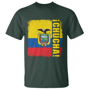 Chucha Funny Ecuadorian Slang Vintage Ecuador Flag T Shirt