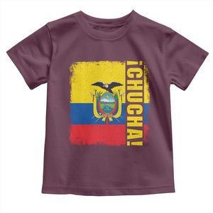 Chucha Funny Ecuadorian Slang Vintage Ecuador Flag Toddler T Shirt