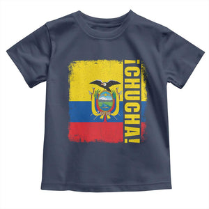 Chucha Funny Ecuadorian Slang Vintage Ecuador Flag Toddler T Shirt