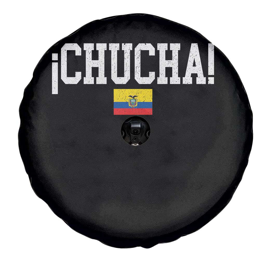 Chucha Funny Ecuadorian Slang Ecuador Flag Latino Saying Spare Tire Cover