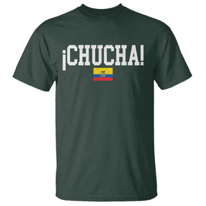 Chucha Funny Ecuadorian Slang Ecuador Flag Latino Saying T Shirt