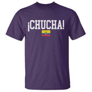 Chucha Funny Ecuadorian Slang Ecuador Flag Latino Saying T Shirt