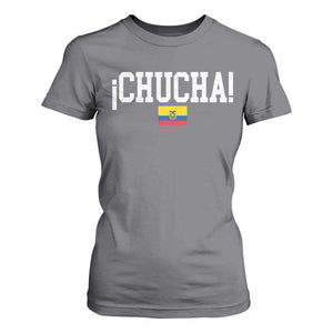 Chucha Funny Ecuadorian Slang Ecuador Flag Latino Saying T Shirt For Women