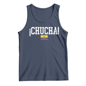 Chucha Funny Ecuadorian Slang Ecuador Flag Latino Saying Tank Top