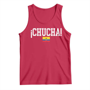 Chucha Funny Ecuadorian Slang Ecuador Flag Latino Saying Tank Top