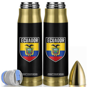Ecuador Vintage Soccer Crest Escudo Ecuadorian Coat of Arms Bullet Tumbler