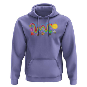Special Education Teacher Hoodie Progress Is Not Linear Back To School Sun Flower TS11 Violet Print Your Wear