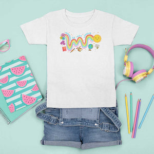 Special Education Teacher T Shirt For Kid Progress Is Not Linear Back To School Sun Flower TS11 White Print Your Wear