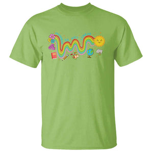 Special Education Teacher T Shirt Progress Is Not Linear Back To School Sun Flower TS11 Lime Print Your Wear
