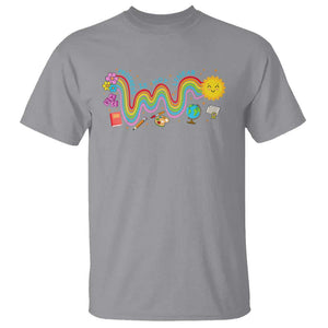 Special Education Teacher T Shirt Progress Is Not Linear Back To School Sun Flower TS11 Sport Gray Print Your Wear