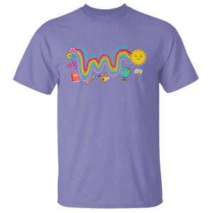 Special Education Teacher T Shirt Progress Is Not Linear Back To School Sun Flower TS11 Violet Print Your Wear
