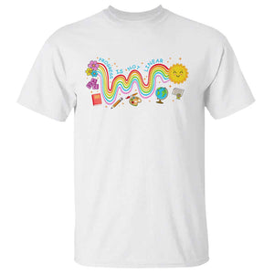 Special Education Teacher T Shirt Progress Is Not Linear Back To School Sun Flower TS11 White Print Your Wear