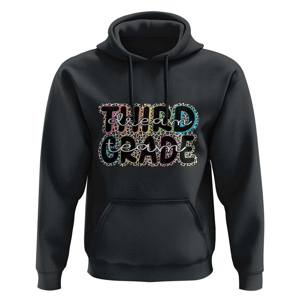 3rd Grade Dream Team Hoodie Third Grade Teacher Back to School TS11 Black Print Your Wear