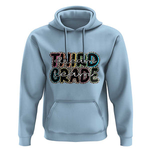 3rd Grade Dream Team Hoodie Third Grade Teacher Back to School TS11 Light Blue Print Your Wear